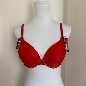 *NWT* Lily of France | Ego Boost Underwire Bra | Red | 38C